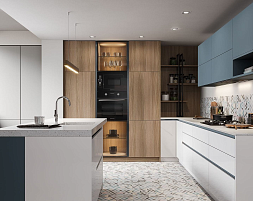 Современная функциональная кухня мечты!